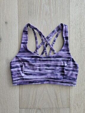 Lululemon Free To Be Serene Bra Purple Size 6